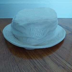 Beige Madewell Bucket Hat Size Sm-Med 100% Cotton